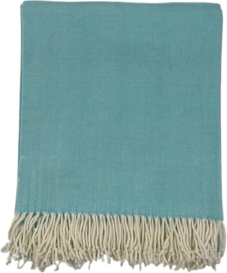 Alashan Cotton Acrylic Adirondack Herringbone Woven Throw - Image 2