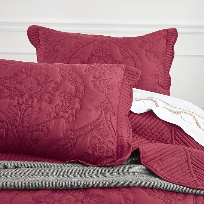 CHIXIN Microfiber Standard Pillow Shams Set of 2 - Image 2