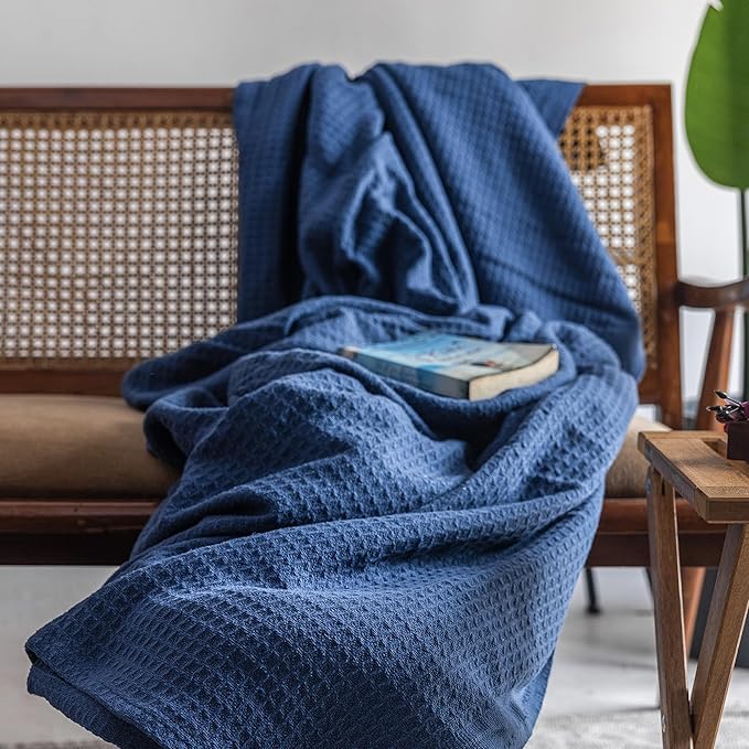 Salt Earth 100% Cotton Throw Blanket, Outdoor and Cozy Couch, Modern & Cozy Bed - Image 7