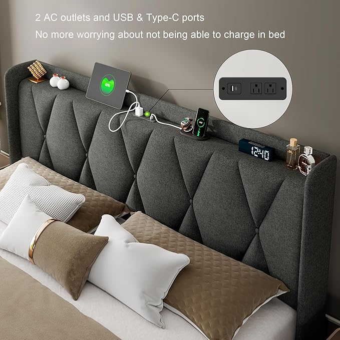 Feonase King Size Bed Frame - Image 4