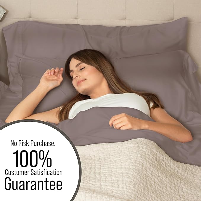 Bella Coterie Luxury Bamboo Viscose Queen Size Duvet Cover Set | 100% - Image 5