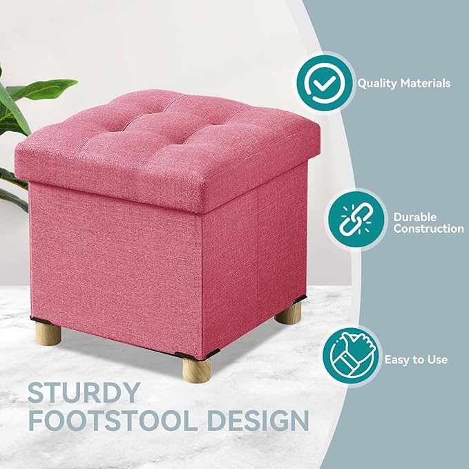 BRIAN & DANY Ottoman with Storage, Small Storage Ottoman - Image 4