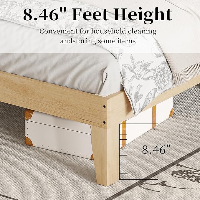 Queen Bed Frame, Storage Headboard - Image 5