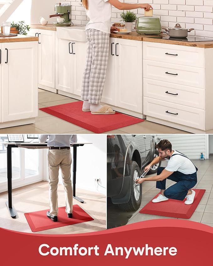 Ophanie Kitchen Mats for Floor, 3/4 Inch Thick Kitchen Rugs, Waterproof - Image 8
