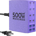 500W USB C Charger Block, 12-Port USB C Charging Station by Unknown