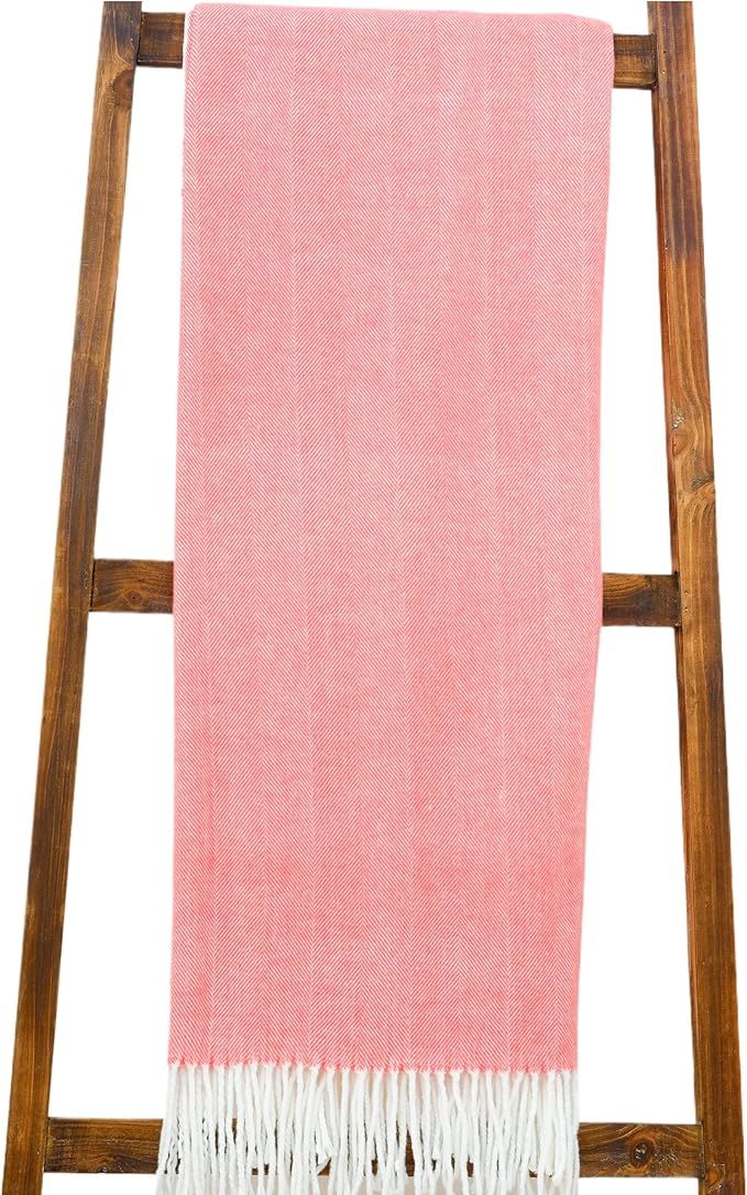 Alashan Cotton Acrylic Adirondack Herringbone Woven Throw by Alashan