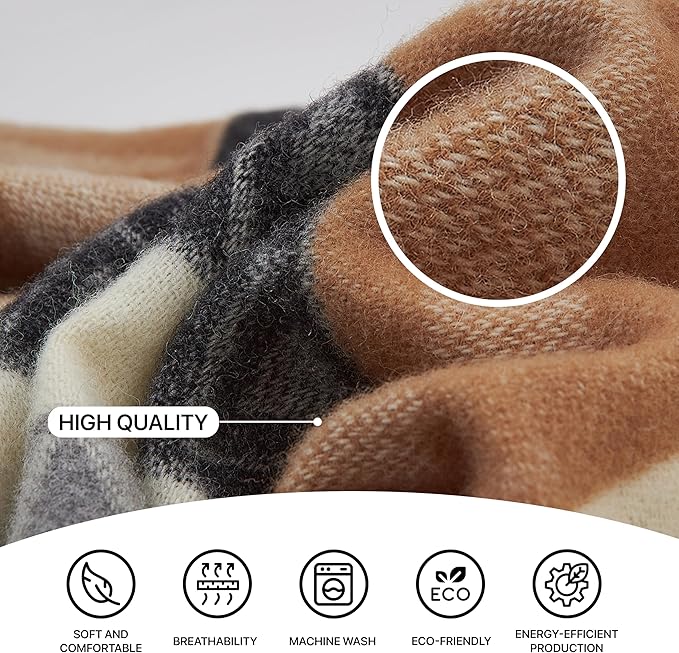 | Wool Blanket/Throw | 100% New Zealand Wool | Perfect - Image 3