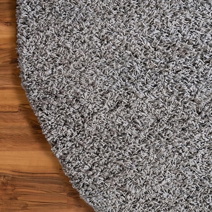 Unique Loom Solid Shag Collection Area Rug - Image 8