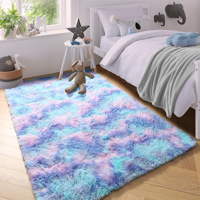 PAGISOFE Machine Washable Rainbow Runner Rugs - Image 9