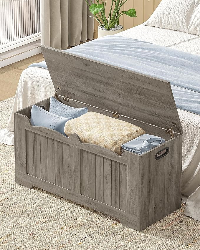 Hzuaneri 39.4" Storage Chest, Storage Bench Trunk - Image 2