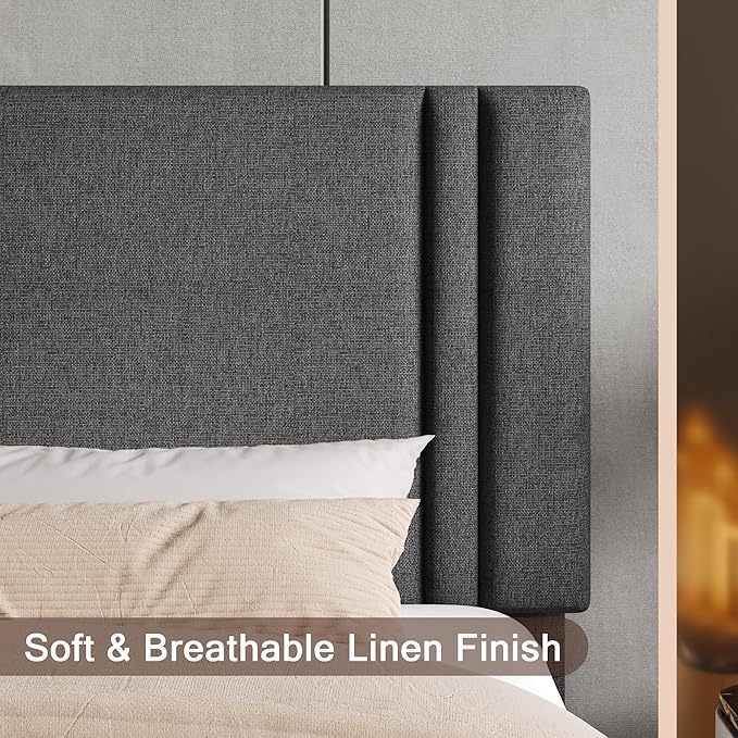 Upholstered King Size Bed Frame - Image 4