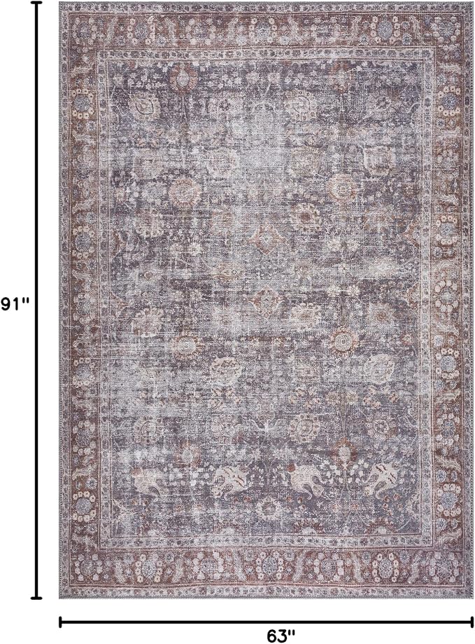 Bloom Rugs Washable 5' x 7' Rug - Image 2
