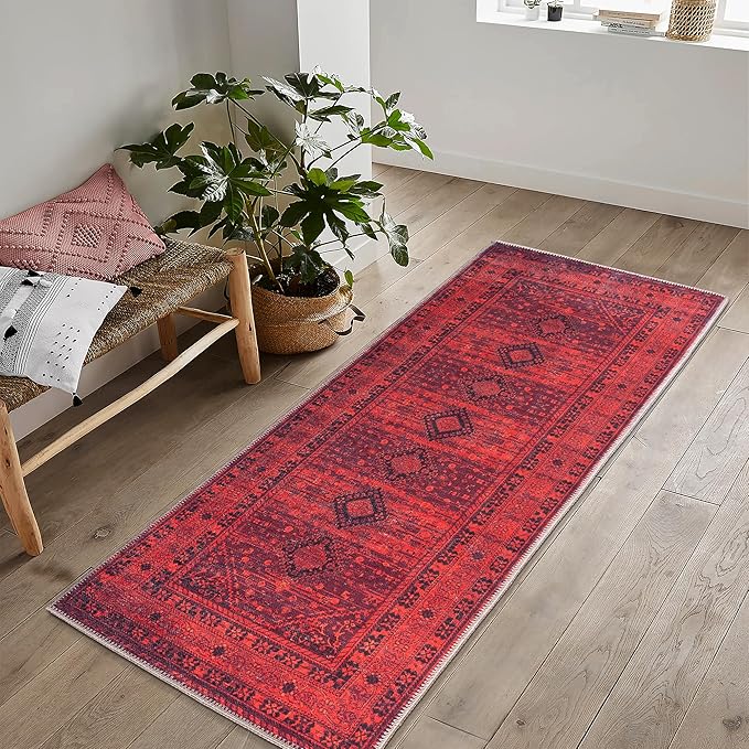 Bloom Rugs Washable Non-Slip 7 ft Runner by BloomRugs
