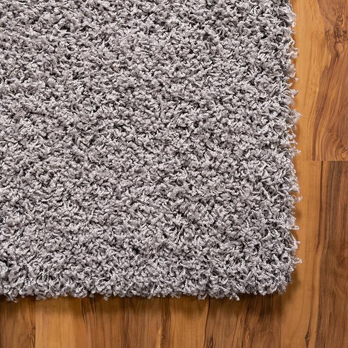 Unique Loom Solid Shag Collection Area Rug - Image 9