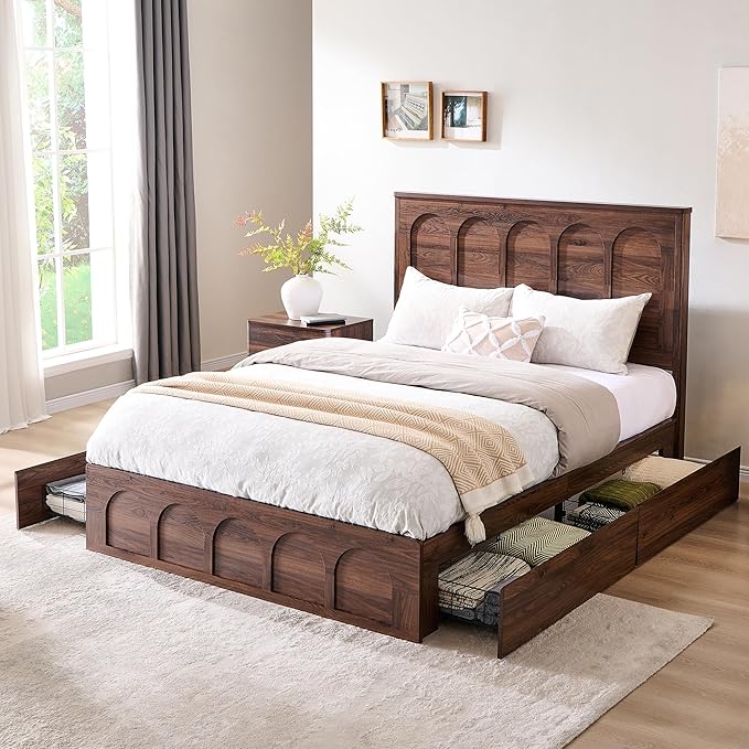 ACCOHOHO Queen Size Bed Frame Modern - Image 3