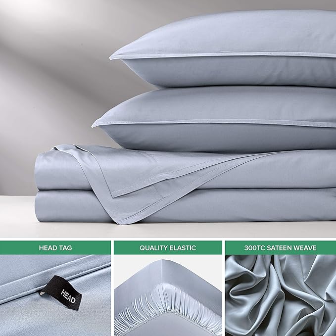 Pure Bamboo Full Sheets, Genuine 100% Organic Viscose Derived from Bamboo Bed - Image 6