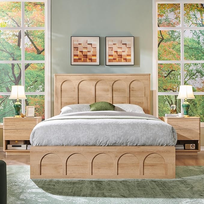 ACCOHOHO Queen Size Bed Frame Modern by ACCOHOHO