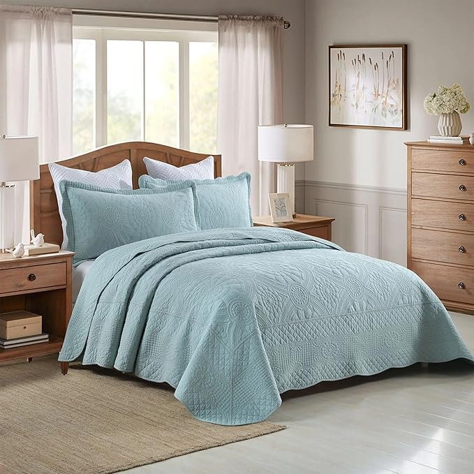 MarCielo 100% Cotton Quilt Set - Image 2