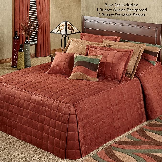 Touch of Class Camden Luxury Bedding | Warm Russet Color | Grande Fitted - Image 2