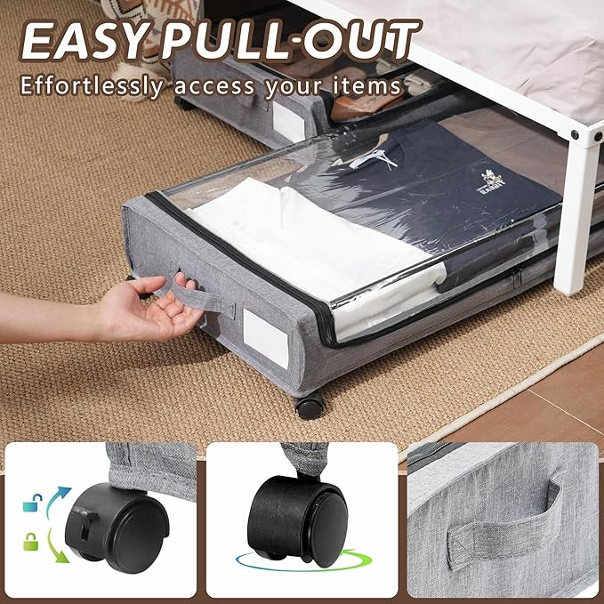 UnderBed Storage Containers, UnderBed Shoe Storage - Image 5