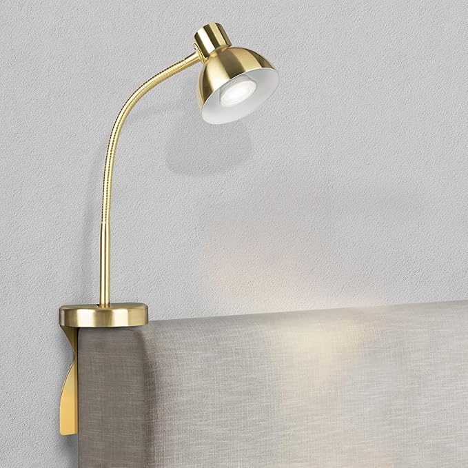 Solfres Patented Innovative Design Headboard Reading Light Pro. No Drilling by HOME