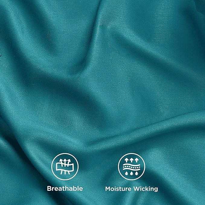 Bedsure Full Size Bed Sheets, Cooling Sheets, Rayon Derived from Bamboo - Image 4