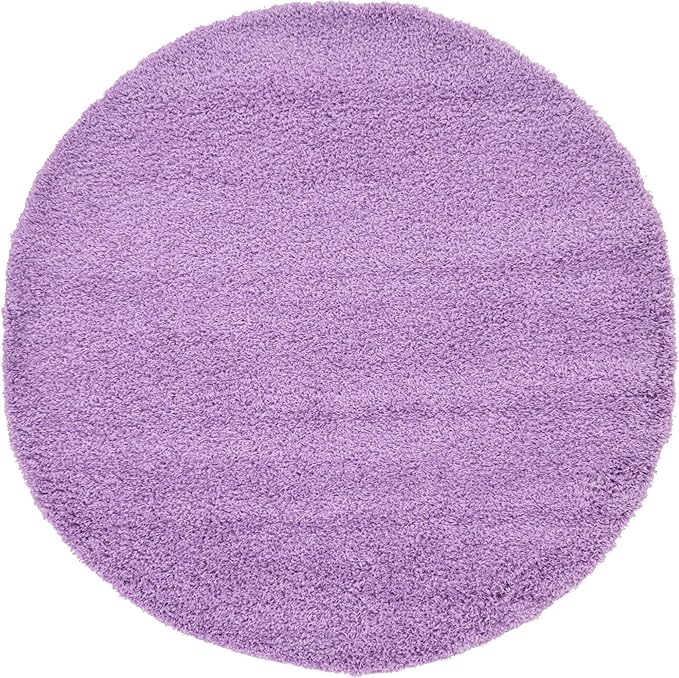 Unique Loom Solid Shag Collection Area Rug - Image 9
