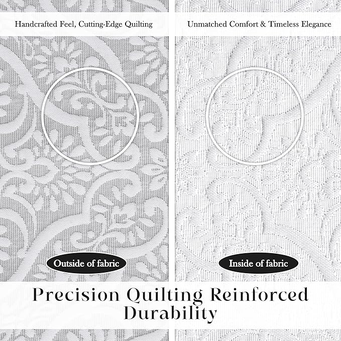 Superior 3 Piece Bedspread Set, Home Bed Decor, Decorative Bed Spread, 2 Pillow - Image 8