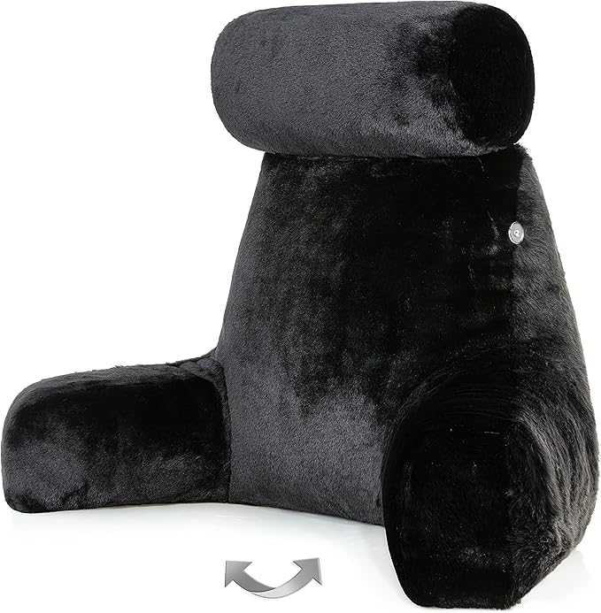 Husband Pillow Medium Limited Baby Black Panther Backrest, 2-Tone Reversible - Image 2