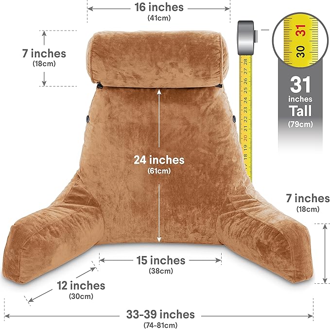 Husband Pillow XXL – Reading Pillow Bed Chair - Image 3