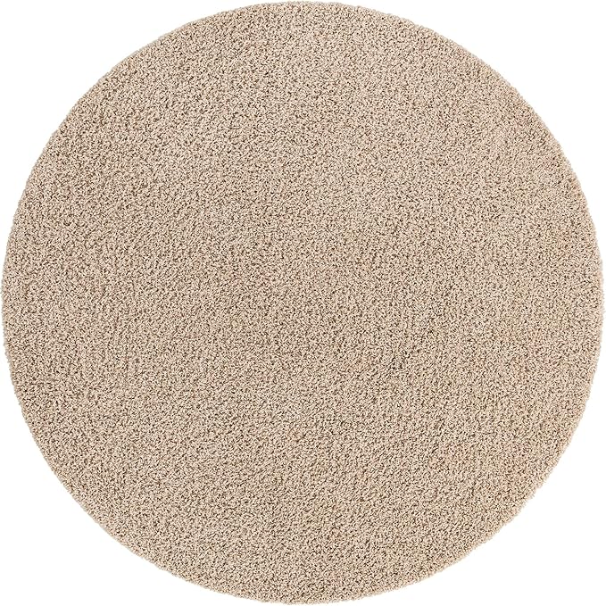 Unique Loom Solid Shag Collection Area Rug - Image 3