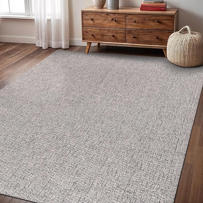 Easy Jute Rug 6x9 Indoor Outdoor Natural Rugs Solid Fiber Rug Woven Area Rug - Image 8