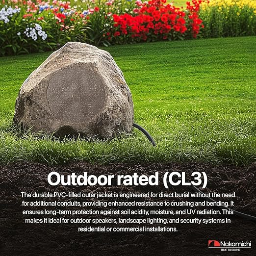 Nakamichi 10/2 in-Wall & Direct Burial Oxygen-Free Copper 2-Conductor Speaker - Image 6