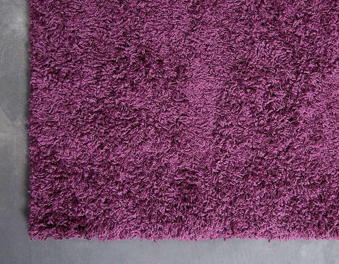 Unique Loom Solid Shag Collection Area Rug - Image 8