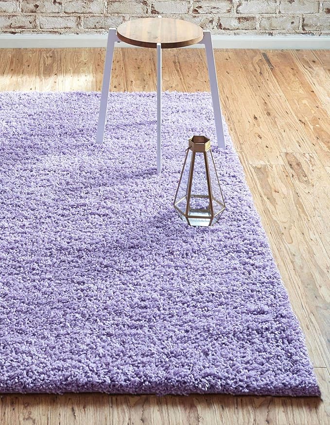 Unique Loom Solid Shag Collection Area Rug - Image 12
