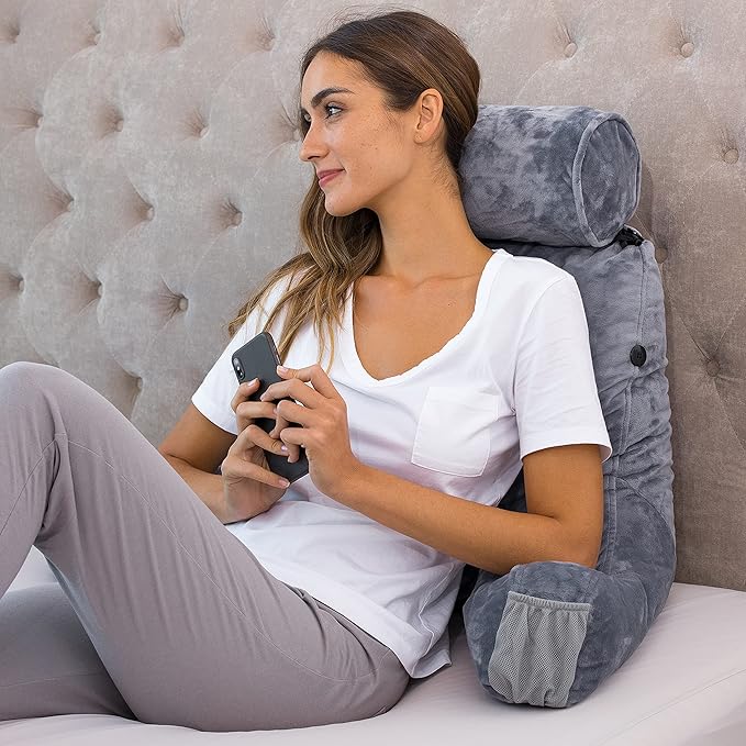 Husband Pillow Medium Dark Grey, Backrest - Image 7