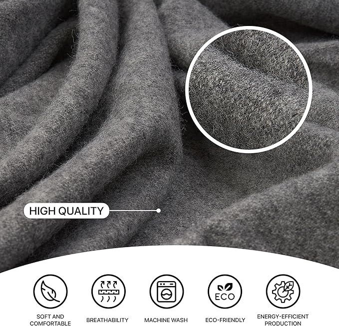 | Wool Blanket/Throw | 100% New Zealand Wool | Perfect - Image 4
