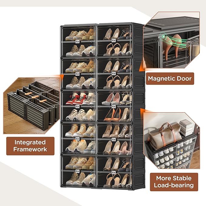 Shoe Rack Organizer Cabinet for Closet Entryway - Image 6