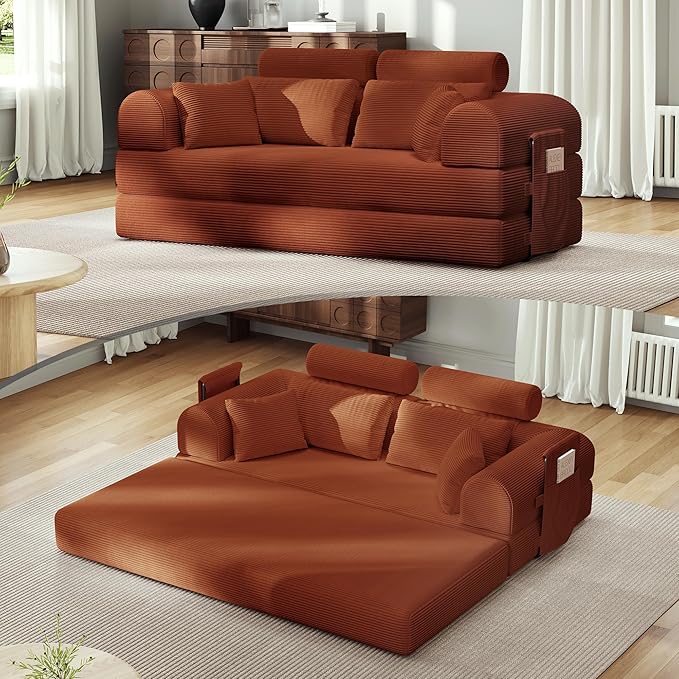 Upgrade High Backrest Design Sofa Bed by QQR