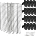 NACETURE Grid Wall Panels- 4 Pcs 2x4 ft Black Grid Wall Panel Display by NACETURE