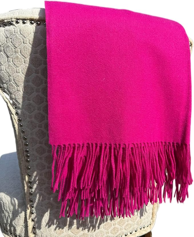 Alashan Cashmere Blend Ripple Finish Woven Throw by Alashan