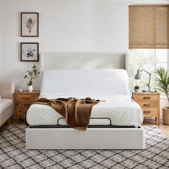 Queen All-in-One Adjustable Bed Frame by Unknown