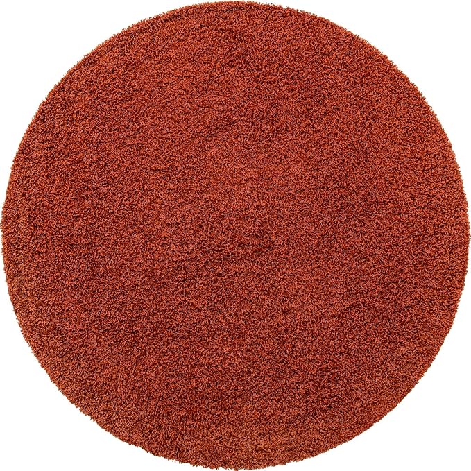 Unique Loom Solid Shag Collection Area Rug - Image 11