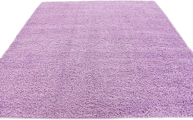Unique Loom Solid Shag Collection Area Rug - Image 6