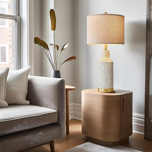 25" Modern Ceramic Lamps Single Table Lamp - Image 2