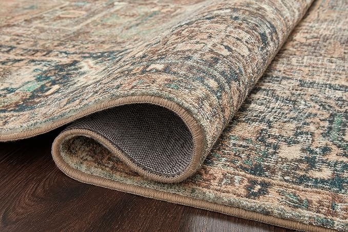 Loloi Margot Collection MAT-02 Terracotta/Lagoon 3'-6" x 5'-6" Accent Rug feat. - Image 9