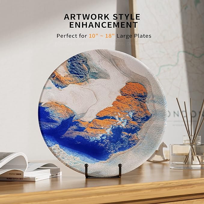 IPAME 4 Pack 8 Inch Large Plate Stands - Image 5
