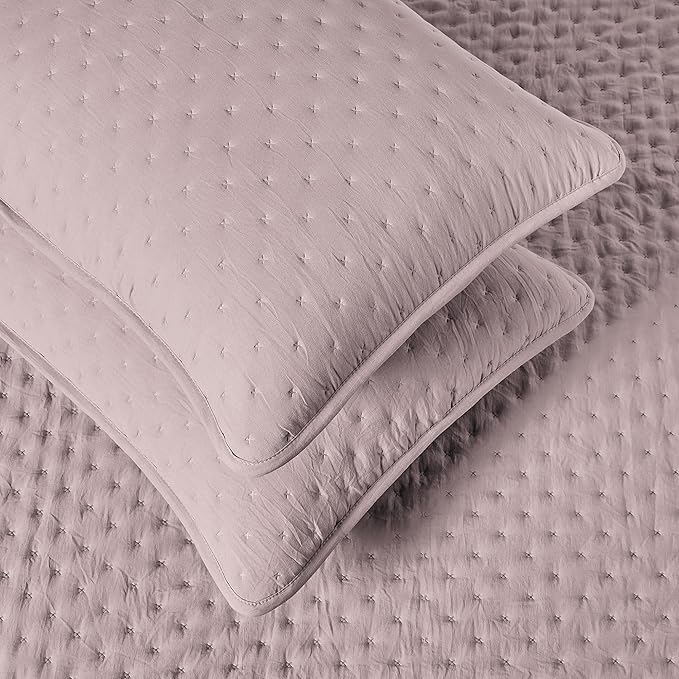 Amazon Basics Brushed Microfiber Quilt Set, Extra Soft - Image 3