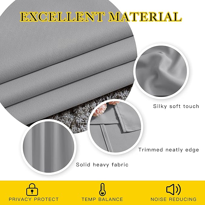 NICETOWN Blackout Curtains Panels - Image 4