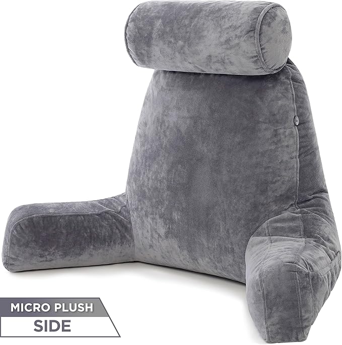 Husband Pillow XXL Aspen Edition, Adult Reading Sit Up Bed Rest Pillow - Image 8